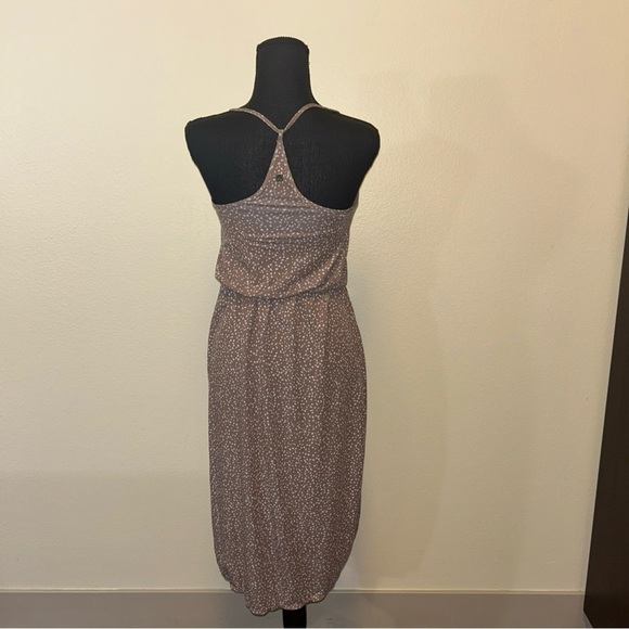 Prana Ayla Midi Dress - Chic Brown and Blue - Picture 7 of 11